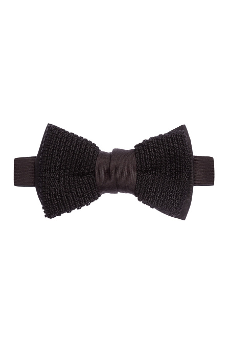 Шелковая бабочка коричневого цвета для мужчин бренда Meucci (Италия), арт. 1993/7 - фото. Цвет: Коричневый. Купить в интернет-магазине https://shop.meucci.ru
