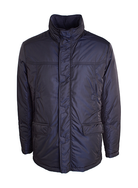 Пуховик для мужчин бренда Meucci (Италия), арт. 2228/2 - фото. Цвет: темно-синий. Купить в интернет-магазине https://shop.meucci.ru
