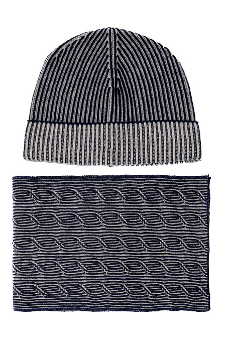 Шарф из шерсти с кашемиром серый  для мужчин бренда Meucci (Италия), арт. 30Y78/2075 - фото. Цвет: Серый. Купить в интернет-магазине https://shop.meucci.ru
