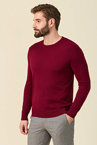 Лонгслив бордового цвета  (R-NECK  10024/00027)