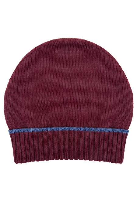 Бордовая шерстяная шапка для мужчин бренда Meucci (Италия), арт. 732/07023/15 - фото. Цвет: Бордовый. Купить в интернет-магазине https://shop.meucci.ru
