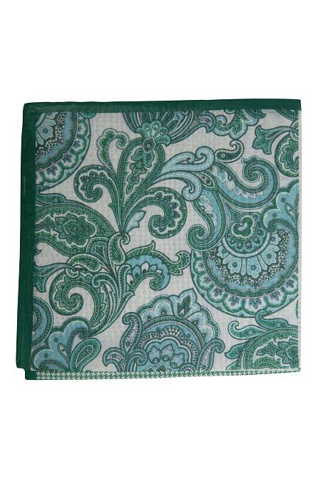 Платок для мужчин бренда Meucci (Италия), арт. 7310/4 - фото. Цвет: Зеленый/Белый. Купить в интернет-магазине https://shop.meucci.ru
