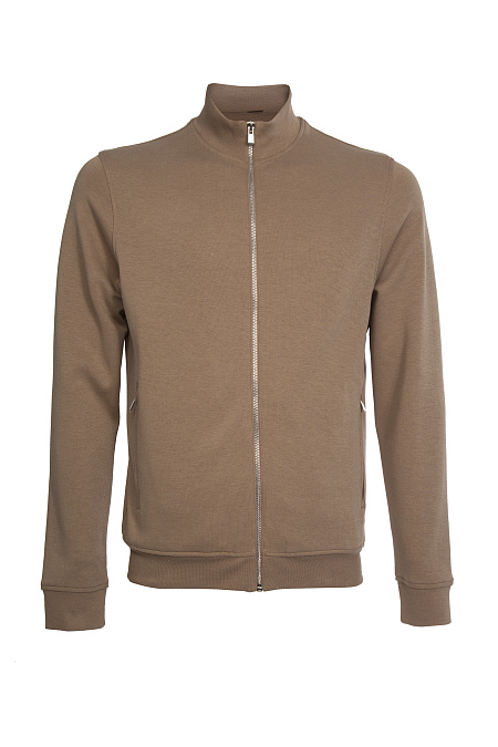 Трикотажный спортивный костюм светло-коричневый  для мужчин бренда Meucci (Италия), арт. 22FRTL4740 VIZON - фото. Цвет: Светло-коричневый. Купить в интернет-магазине https://shop.meucci.ru
