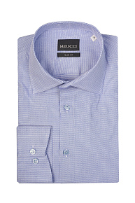 Рубашка светло-синяя с мелким орнаментом  (SL 9020 R 0291 BAS/231125)