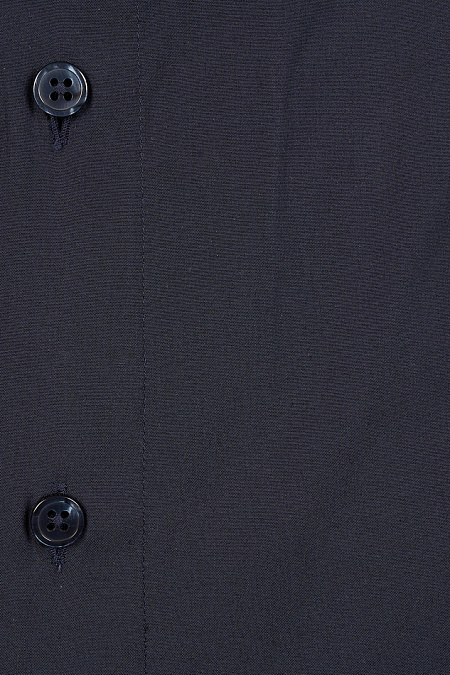 Модная мужская рубашка темно-синего цвета из хлопка sea island  арт. SL 10224070/301028 от Meucci (Италия) - фото. Цвет: Темно-синий.
