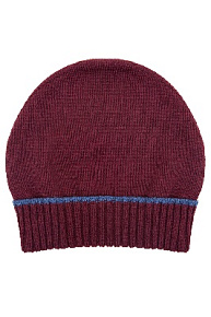 Бордовая шерстяная шапка (732/07023/15)