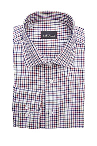 Рубашка хлопковая в красно-синюю клетку  (SL 902022 RL 91AG/302202)