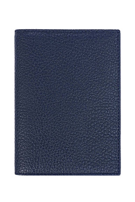 Обложка для документов с картхолдером темно-синяя  (О-78174)