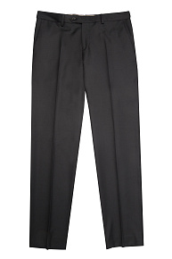 Черные брюки классического кроя из тонкой шерстяной ткани   (ZI-VB 8860 BLACK)
