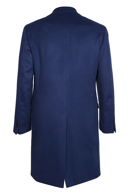 Пальто из верблюжьей шерсти синего цвета для мужчин бренда Meucci (Италия), арт. MI 5300191LP/11909 - фото. Цвет: Темно-синий. Купить в интернет-магазине https://shop.meucci.ru
