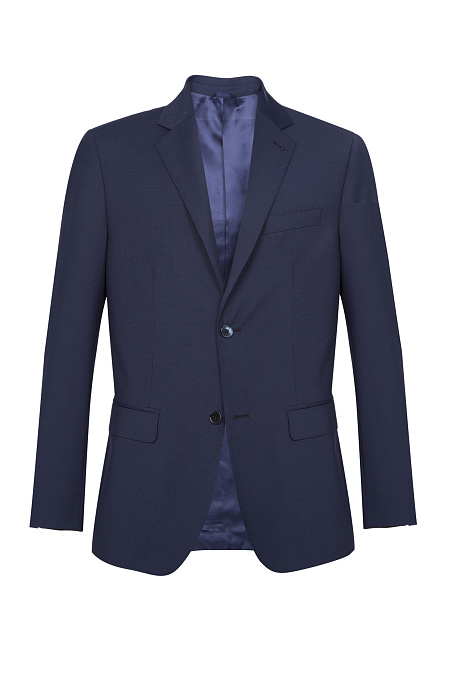 Мужской классический темно-синий костюм из шерсти Meucci (Италия), арт. MI 2200191DR/11033 - фото. Цвет: Темно-синий. Купить в интернет-магазине https://shop.meucci.ru
