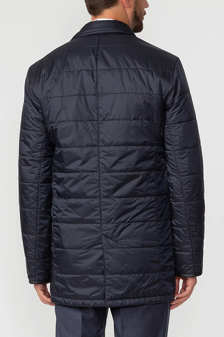 Утепленная куртка для мужчин бренда Meucci (Италия), арт. 83221 - фото. Цвет: Темно-синий. Купить в интернет-магазине https://shop.meucci.ru
