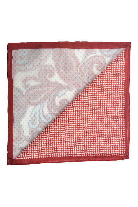 Платок для мужчин бренда Meucci (Италия), арт. 7310/3 - фото. Цвет: Красный/Белый. Купить в интернет-магазине https://shop.meucci.ru
