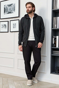 Спортивный черно-серый с v-образным орнаментом  (SpSuW1024-3)