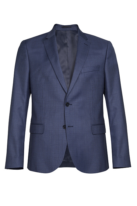 Мужской серо-синий костюм из тонкой шерсти  Meucci (Италия), арт. MI 2200191/22006 - фото. Цвет: Серо-синий. Купить в интернет-магазине https://shop.meucci.ru
