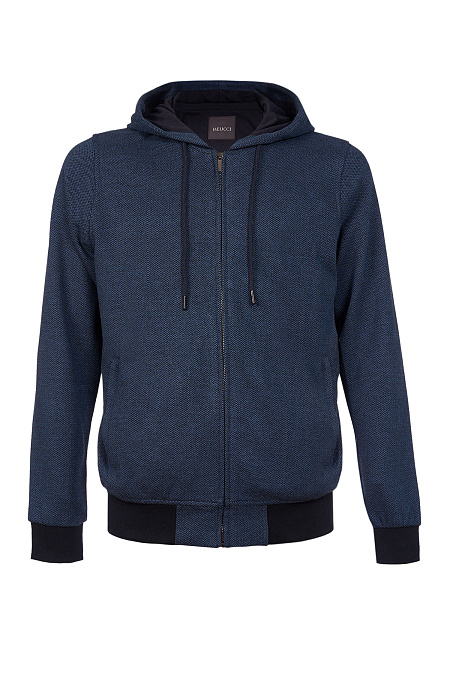 Спортивный костюм синего цвета с v-образным орнаментом  для мужчин бренда Meucci (Италия), арт. SpSuW1024-2 - фото. Цвет: Синий / темно-синий. Купить в интернет-магазине https://shop.meucci.ru
