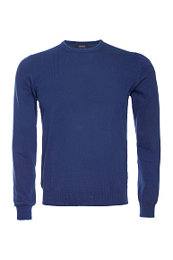 Хлопковый джемпер синий  (55167/21413/139)