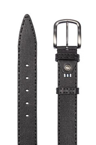 Черный кожаный ремень (00071305-100)