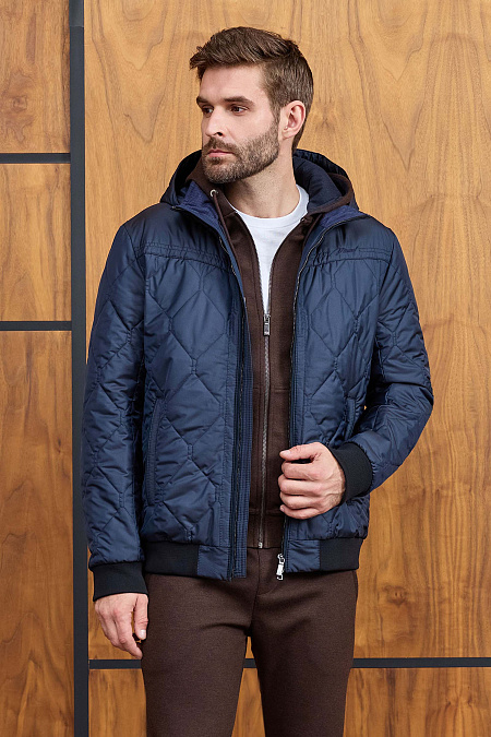 Коричневый спортивный костюм из плотного трикотажа  для мужчин бренда Meucci (Италия), арт. SpS A017 BROWN - фото. Цвет: Коричневый . Купить в интернет-магазине https://shop.meucci.ru
