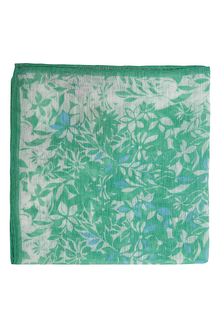 Платок для мужчин бренда Meucci (Италия), арт. 7333/5 - фото. Цвет: Зеленый/Белый. Купить в интернет-магазине https://shop.meucci.ru
