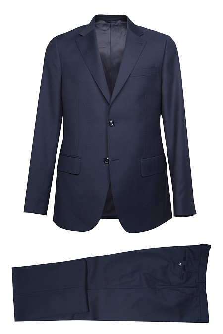 Мужской темно-синий костюм из тонкой шерсти  Meucci (Италия), арт. MI 2200191RD/8043 - фото. Цвет: Темно-синий.