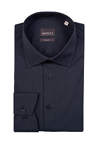 Рубашка темно-синего цвета из хлопка Sea Island  (SL 10224070/301028)