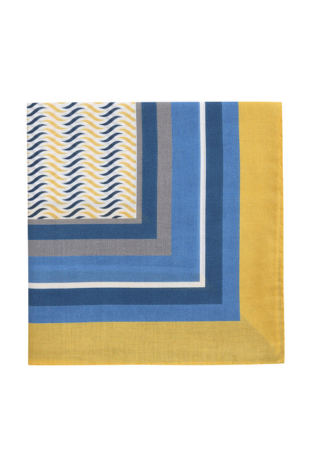 Платок для мужчин бренда Meucci (Италия), арт. SJA 0161/2 - фото. Цвет: Синий. Купить в интернет-магазине https://shop.meucci.ru
