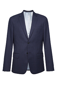 Пиджак из тонкой шерсти темно-синий  (MI 1200181DR/11715)