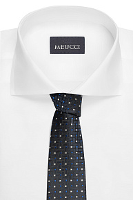 Галстук с мелким цветным орнаментом (EKM212202-92)